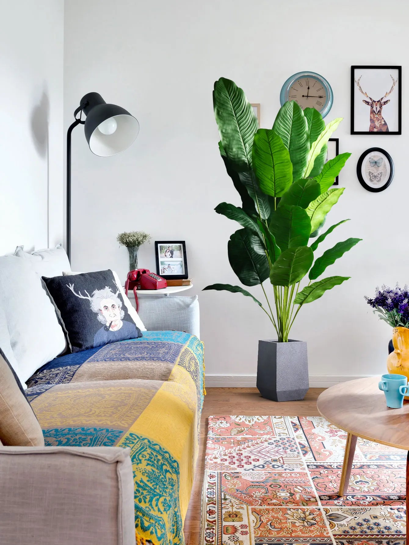 85-115cm Large Artificial Plants Bird of Paradise Tree