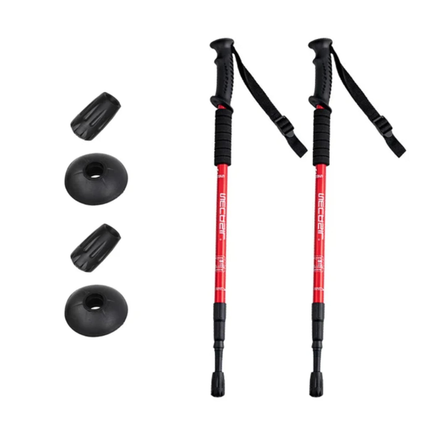 Aluminium Alloy Trekking Poles Ultralight Adjustable Hiking Canes