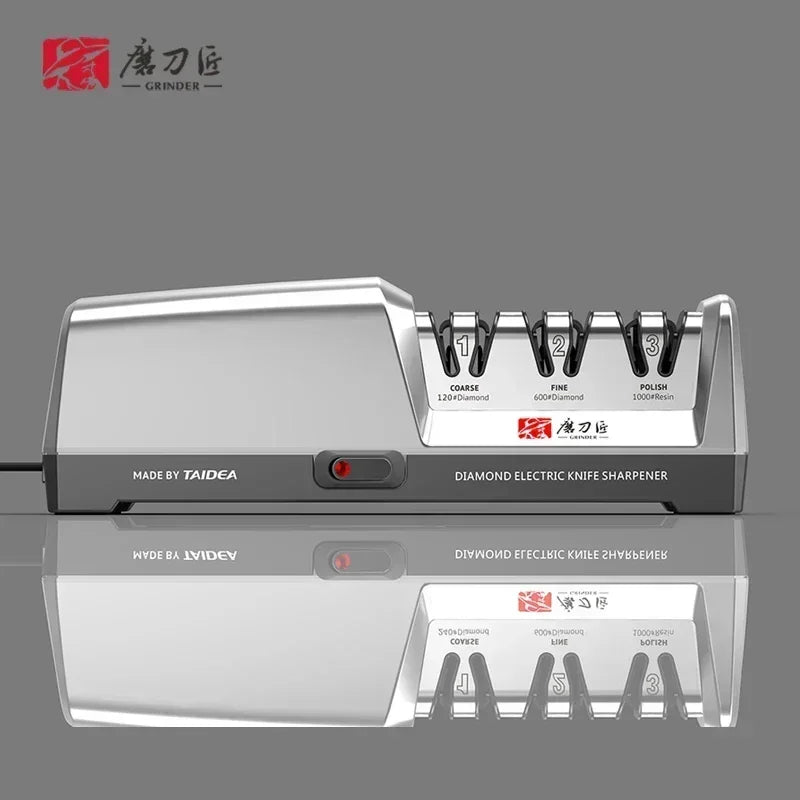 TAIDEA Smart TG2302 3 Stages Electric Diamond Steel Knife Sharpener