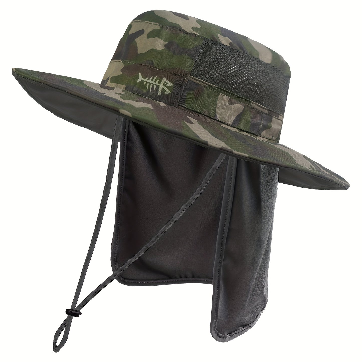 Bassdash UPF 50+ UV Protection Bucket Hat Water Resistant with Detachable Neck Flap