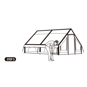 Inflatable Tents With Hand Pump, Easy Setup Portable Tent