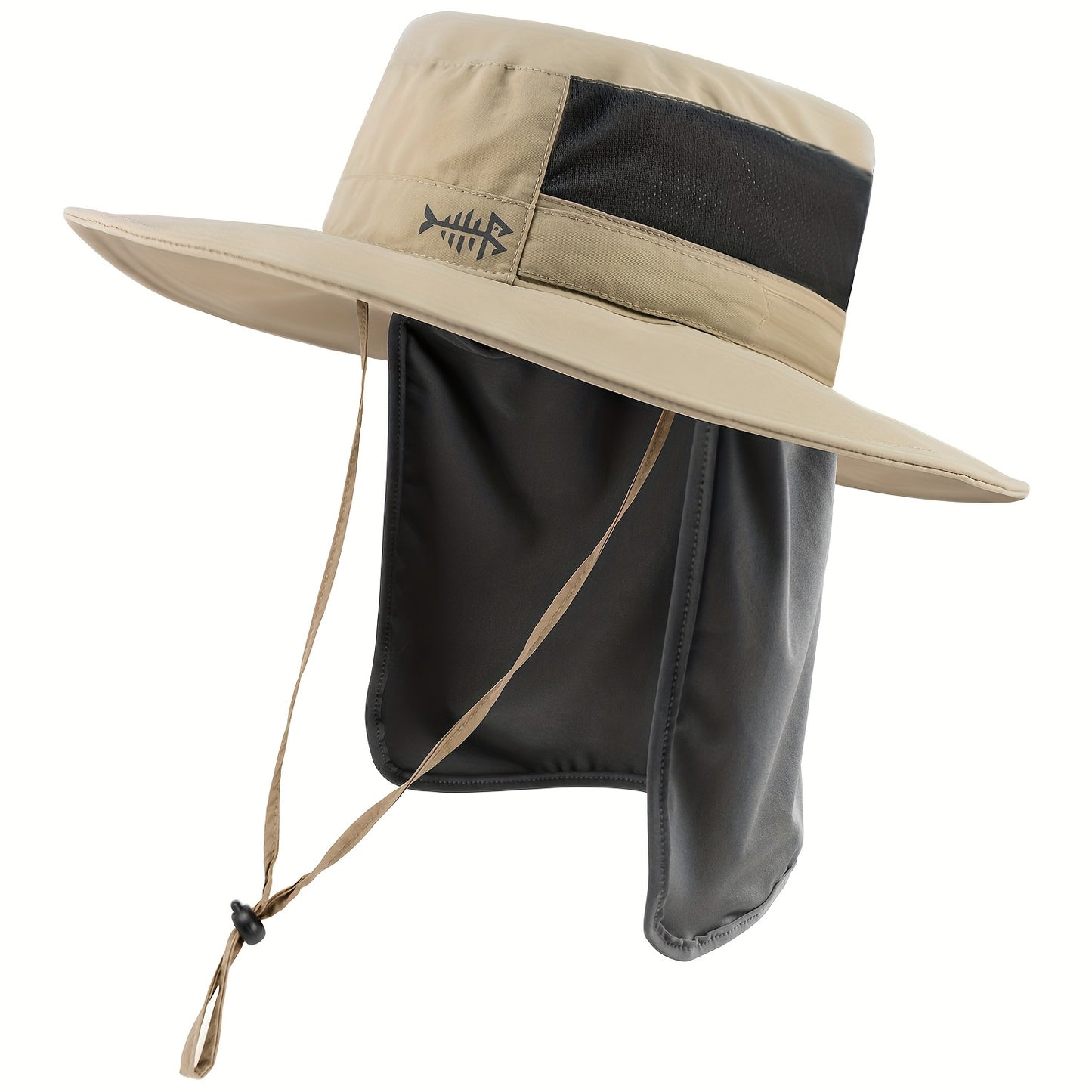 Bassdash UPF 50+ UV Protection Bucket Hat Water Resistant with Detachable Neck Flap