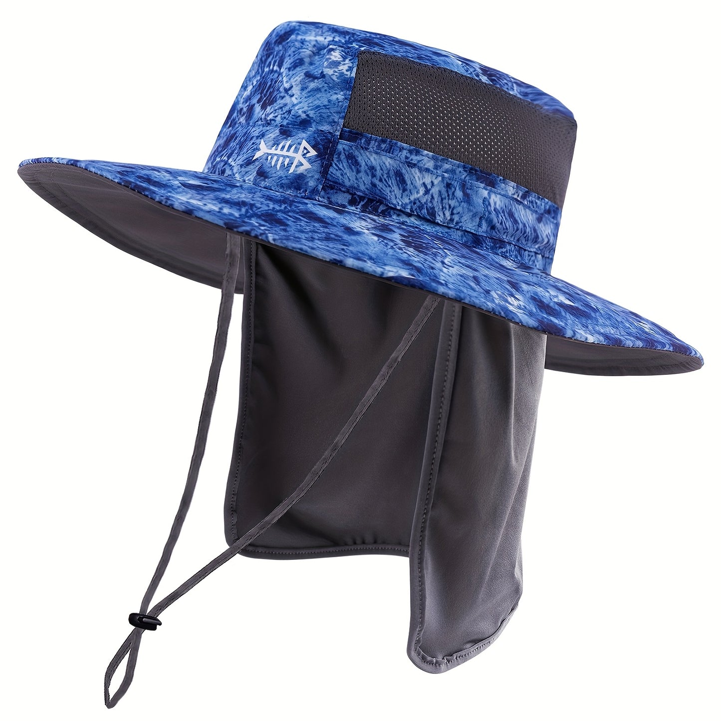 Bassdash UPF 50+ UV Protection Bucket Hat Water Resistant with Detachable Neck Flap