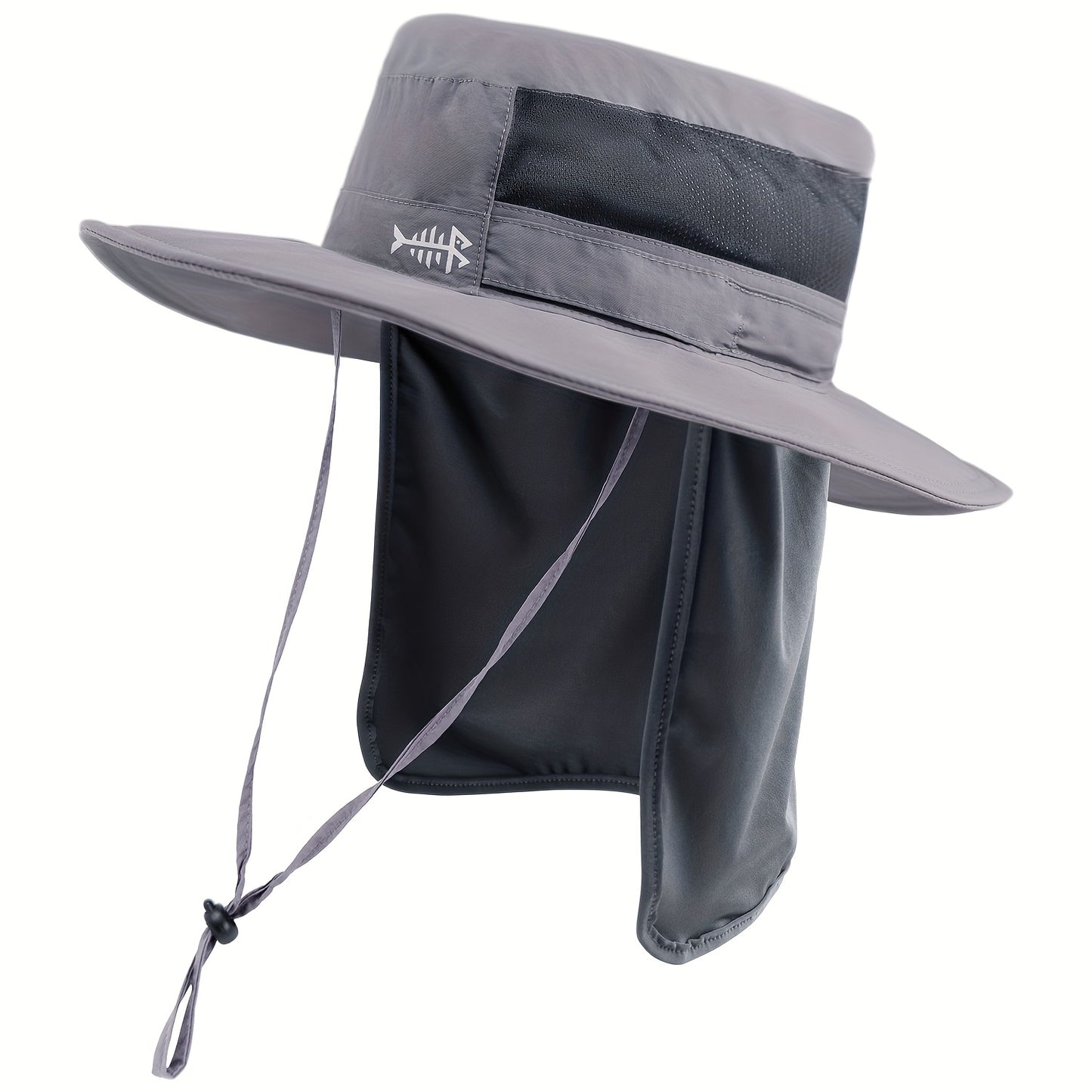 Bassdash UPF 50+ UV Protection Bucket Hat Water Resistant with Detachable Neck Flap