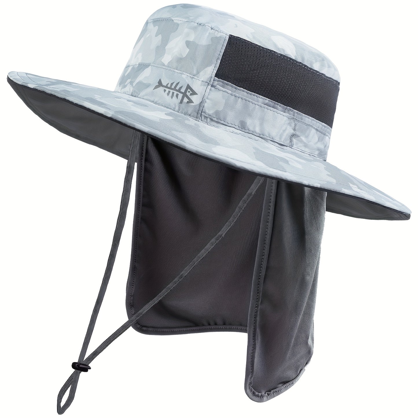 Bassdash UPF 50+ UV Protection Bucket Hat Water Resistant with Detachable Neck Flap