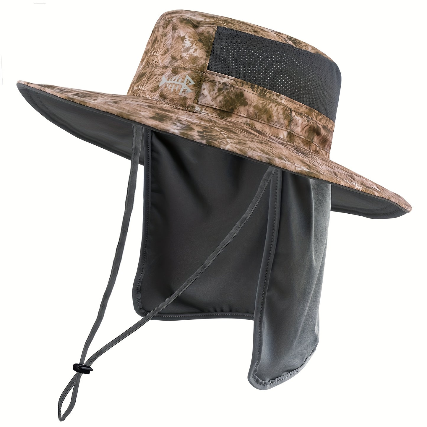 Bassdash UPF 50+ UV Protection Bucket Hat Water Resistant with Detachable Neck Flap