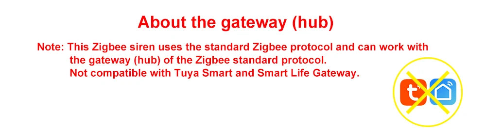HEIMAN Zigbee 3.0 Smart Strobe Flash Siren US Plug 95db