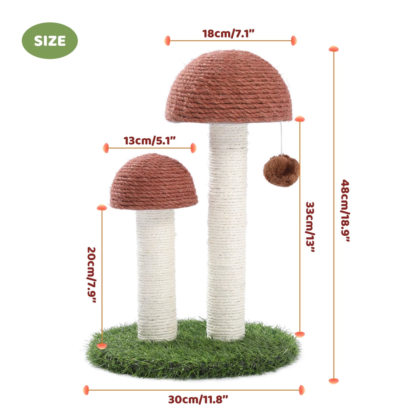 Multi-Level Stairs for Dog Cat Tree Condo Sisal Scratching Posts Bed