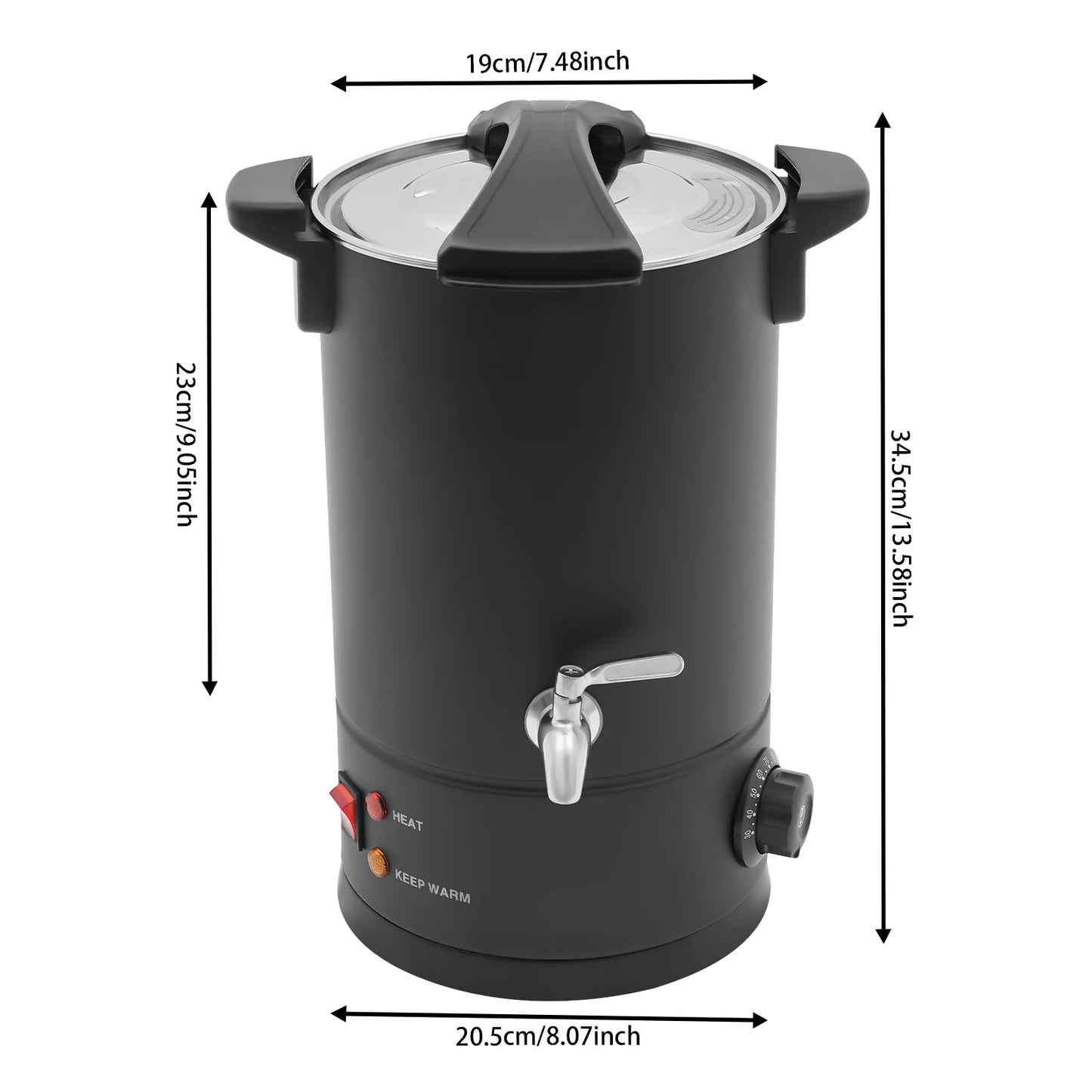 Professional Wax Melting Furnace 8/10/12/15L for Candle Making