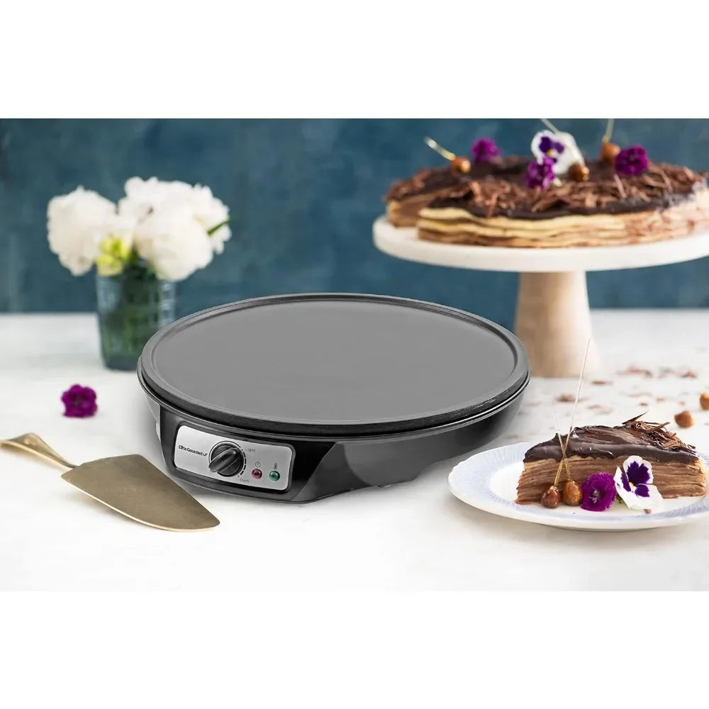 Electric Crepe Pancake Maker Non-stick Griddle 12 Inch