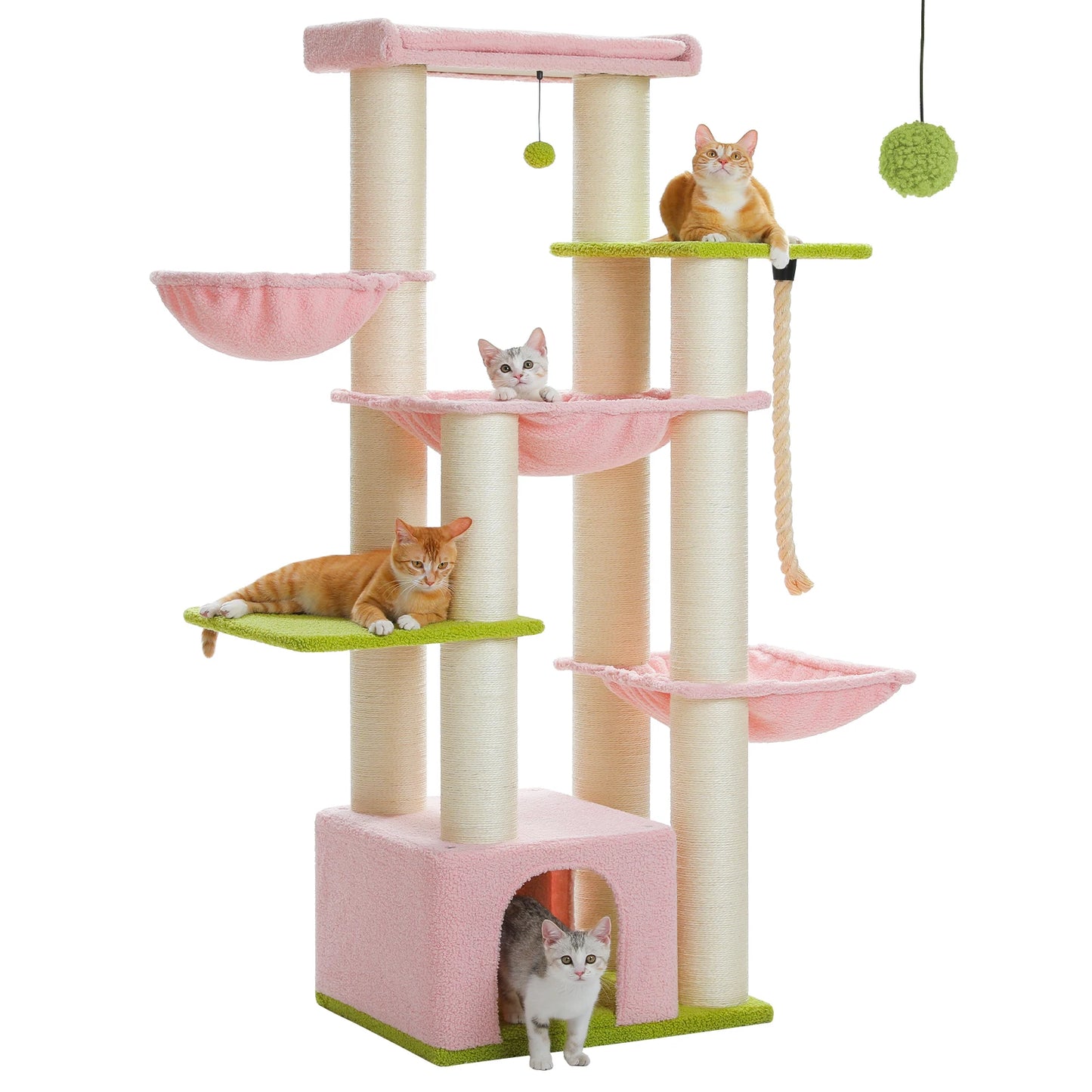 Big Cat Tree for Large Cats Robust Cat Tower with Perch