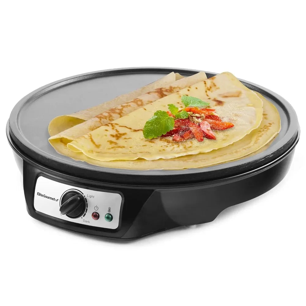 Electric Crepe Pancake Maker Non-stick Griddle 12 Inch
