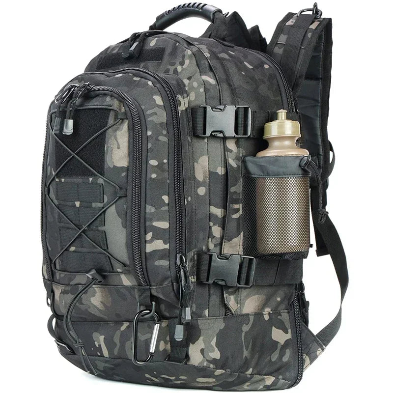LQARMY 60L Military Tactical Backpack Molle Rucksack Outdoor