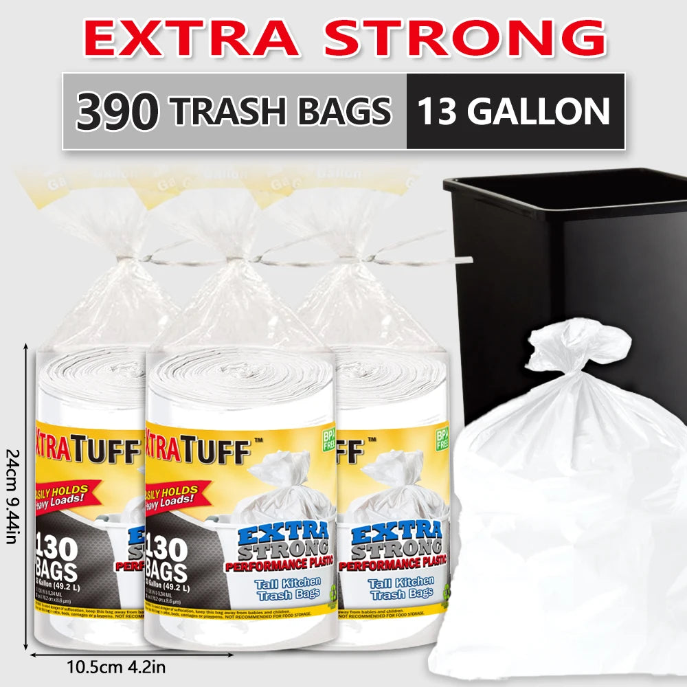 Xtratuff Tall Kitchen Trash Bags 13 Gallon 390 BPA Free