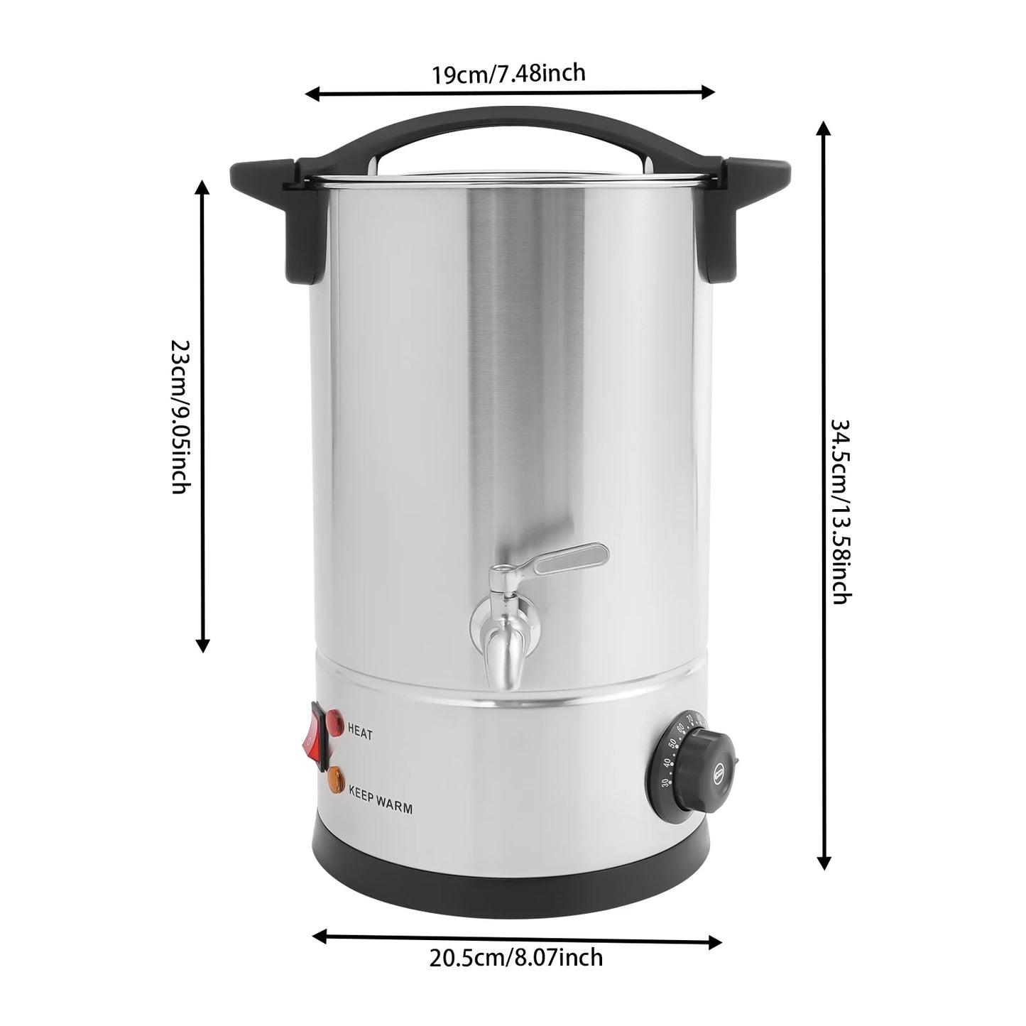 Professional Wax Melting Furnace 8/10/12/15L for Candle Making