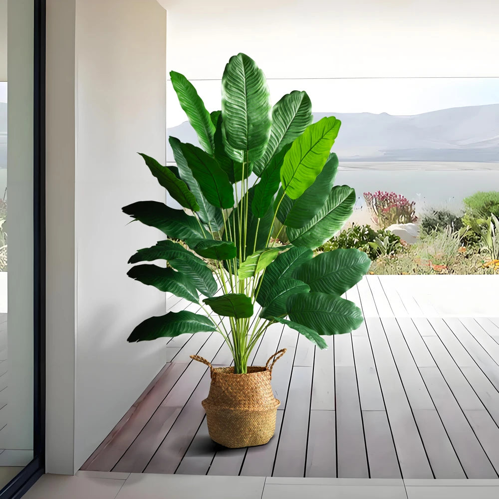 85-115cm Large Artificial Plants Bird of Paradise Tree