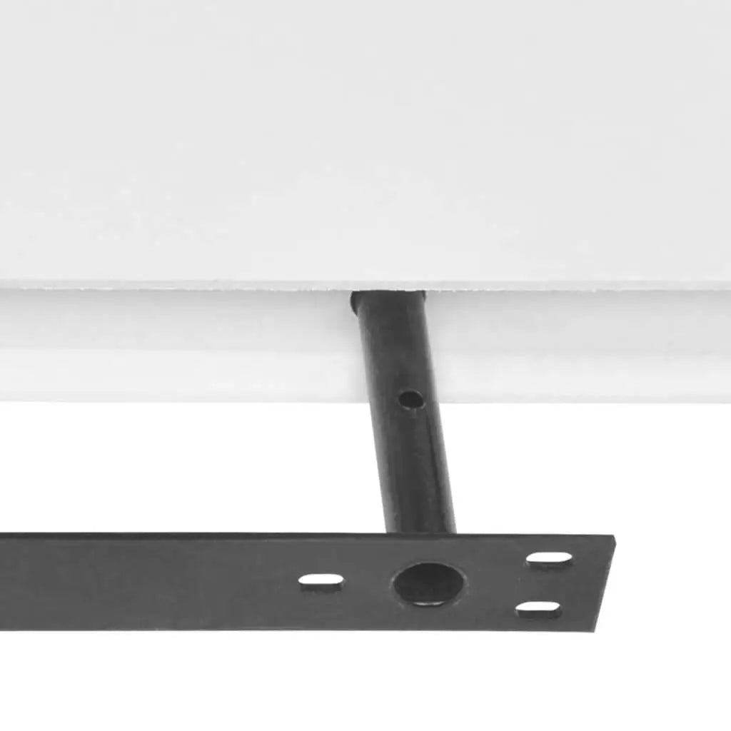 2 White MDF Floating Shelves for Wall Stylish Storage Solution