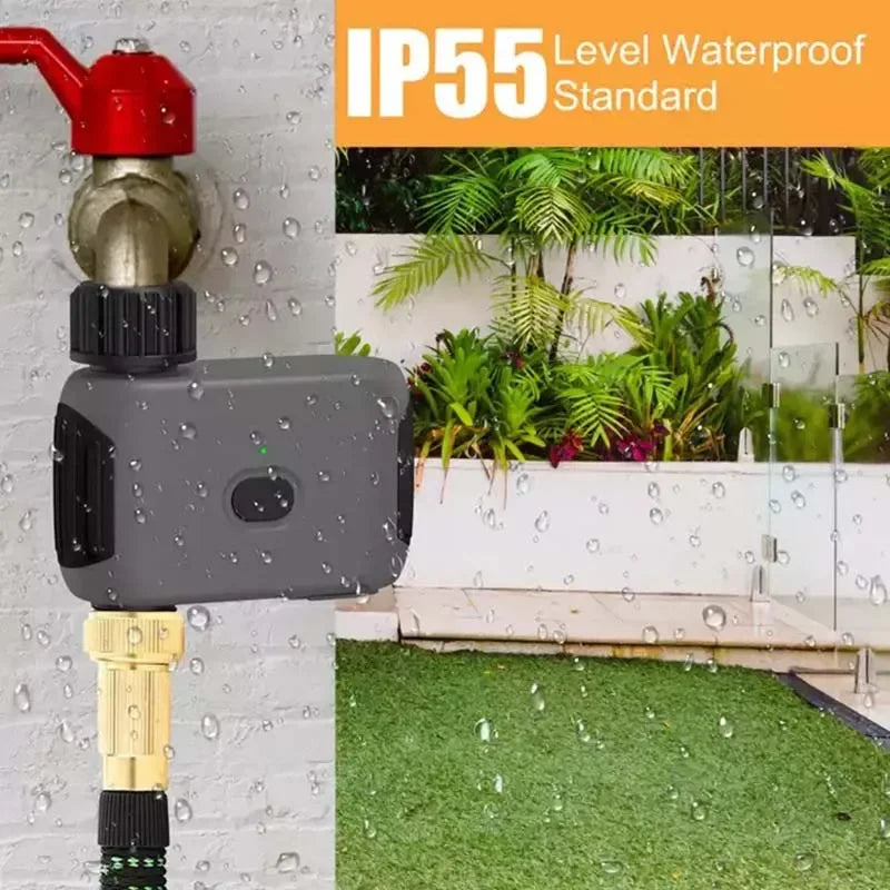 Battery Powered Garden Smart Irrigation Wifi Auto Water Timer Smart Life App Wifi