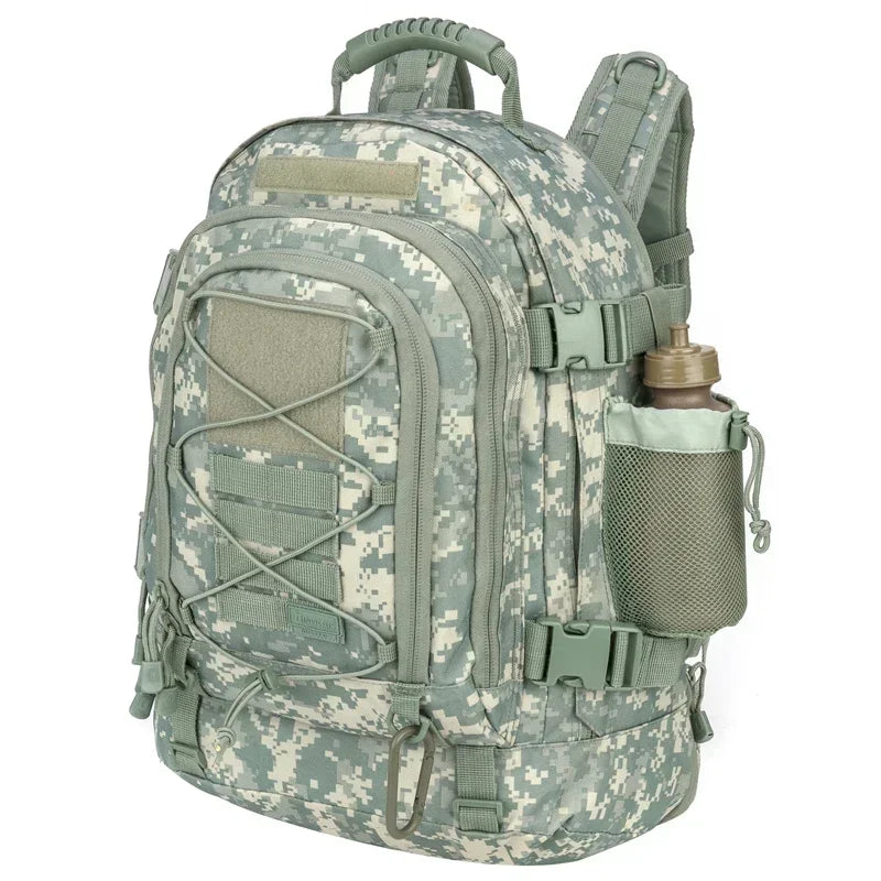 LQARMY 60L Military Tactical Backpack Molle Rucksack Outdoor