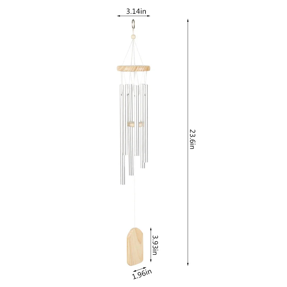 1/5Pcs Antique Resonant Wind Chimes Outdoor Metal Decor