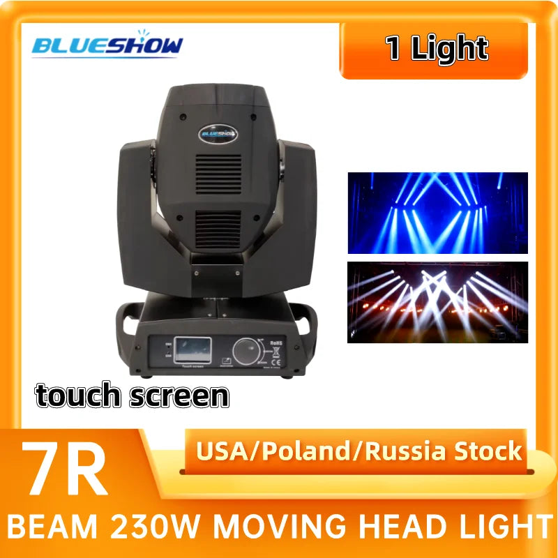 Moving Head 7R Beam 230W Touch Screen Beam Light Party Show