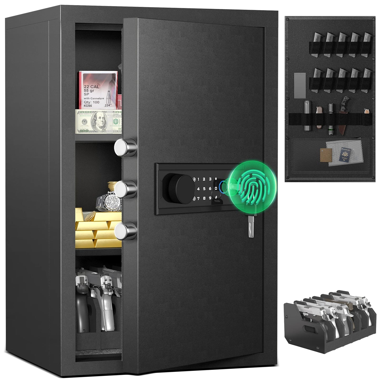 6.0 Cub Unassembled Extra Large Safe Digital Backlit Keypad