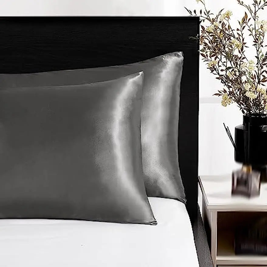 2pcs Satin Silk Pillowcase for Hair and Skin, Super Soft