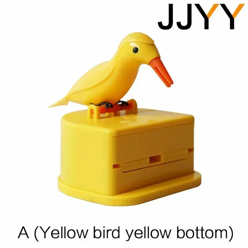 Creative Bird-shaped Toothpick Storage Box Automatic Dispenser