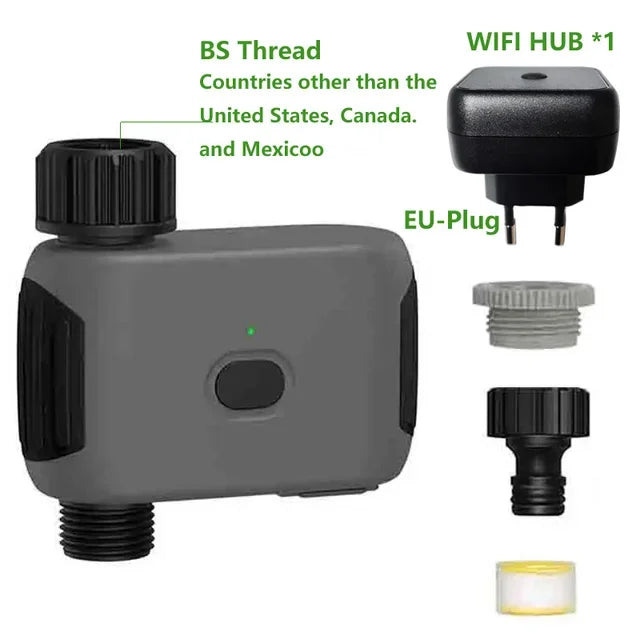 Battery Powered Garden Smart Irrigation Wifi Auto Water Timer Smart Life App Wifi