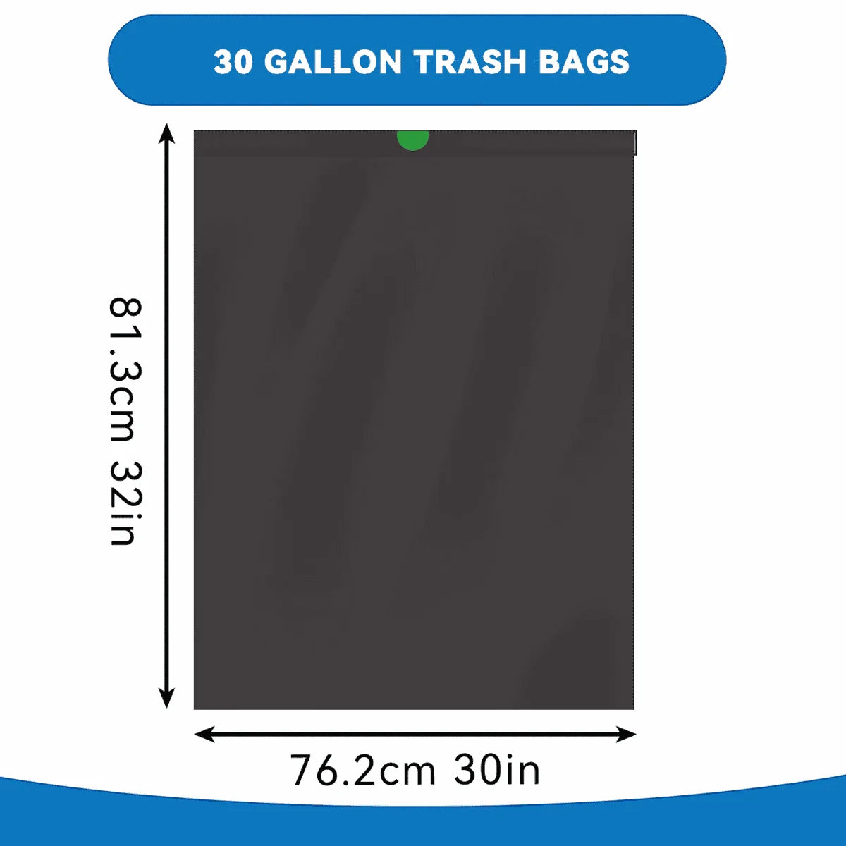 Xtratuff Extra Large Kitchen Drawstring Trash Bags 30Gal
