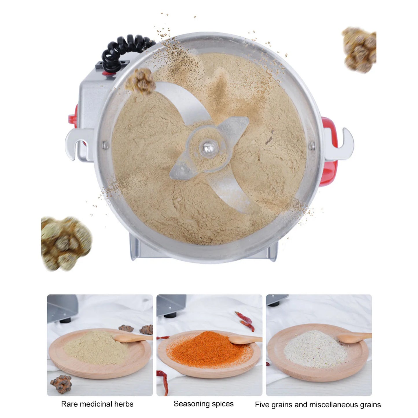 1000g Electric High Speed Grain Mill Grinder for Spices