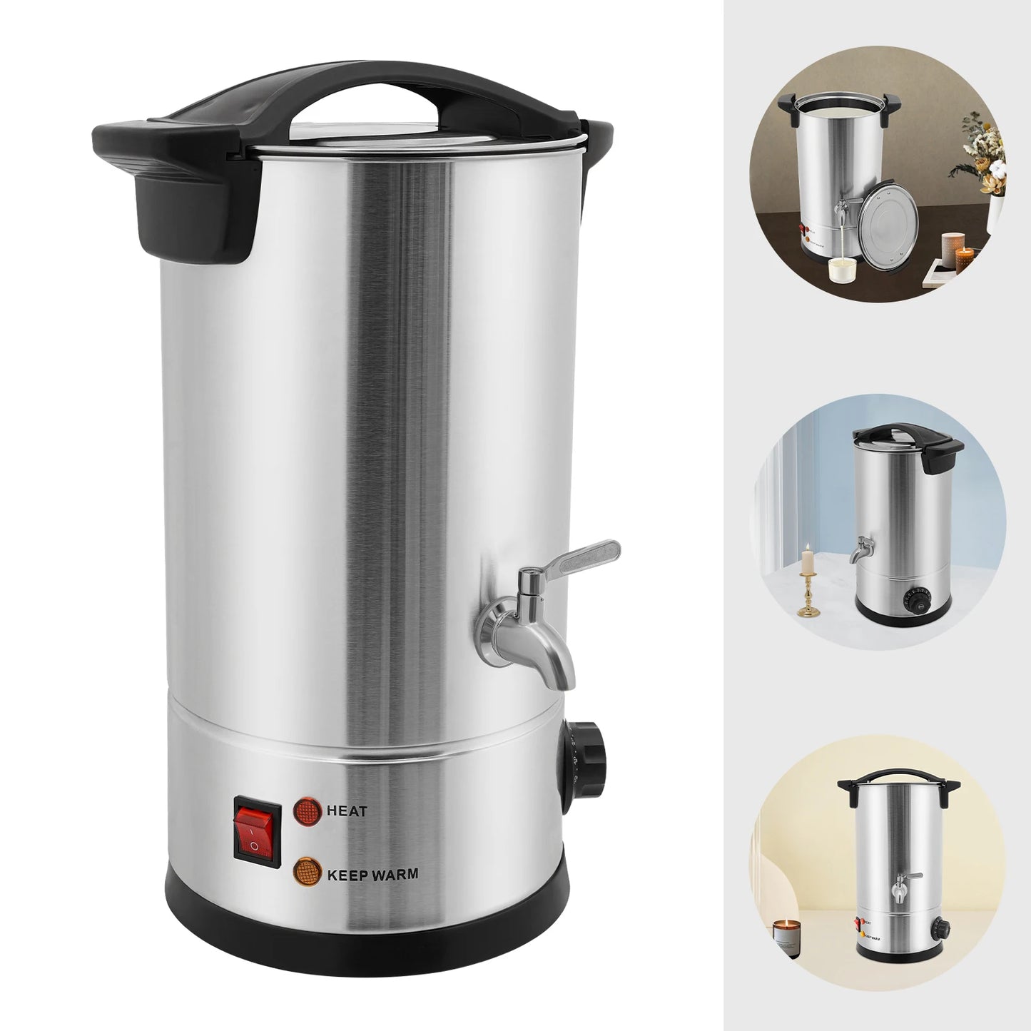 Professional Wax Melting Furnace 8/10/12/15L for Candle Making