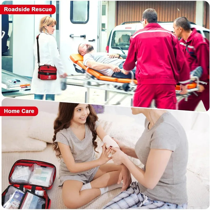 Premium 420 Piece Large First Aid Kit for Home and Travel