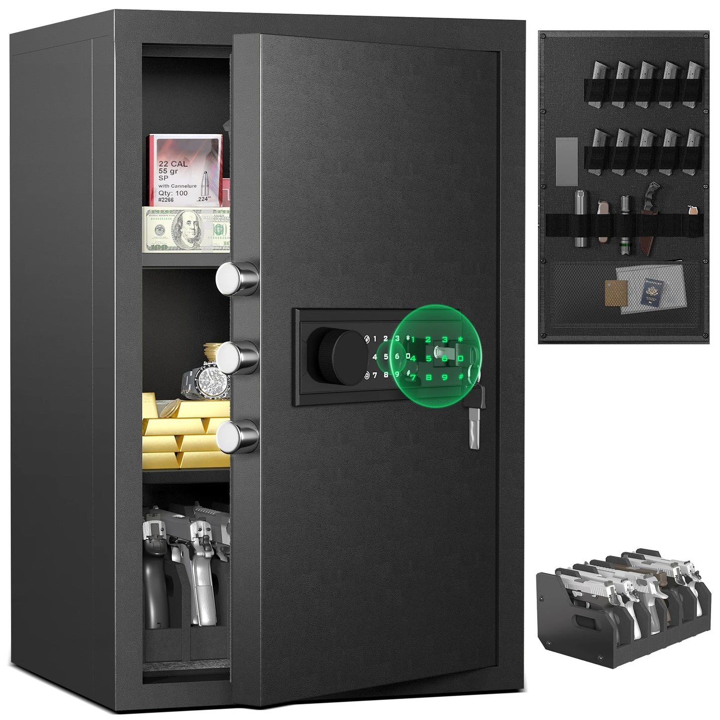 6.0 Cub Unassembled Extra Large Safe Digital Backlit Keypad