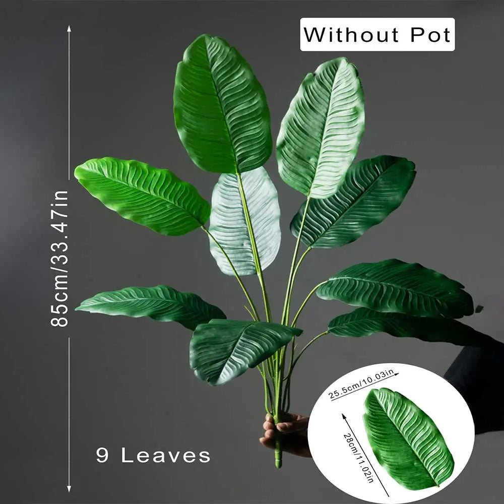 85-115cm Large Artificial Plants Bird of Paradise Tree