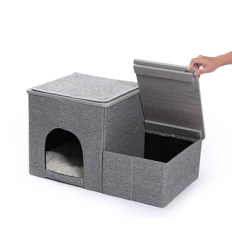 Multi-Level Stairs for Dog Cat Tree Condo Sisal Scratching Posts Bed