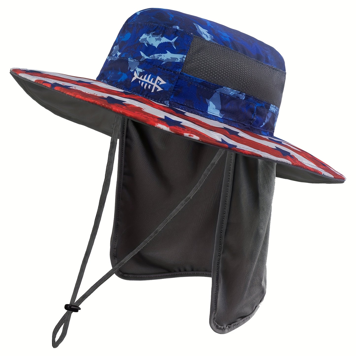 Bassdash UPF 50+ UV Protection Bucket Hat Water Resistant with Detachable Neck Flap