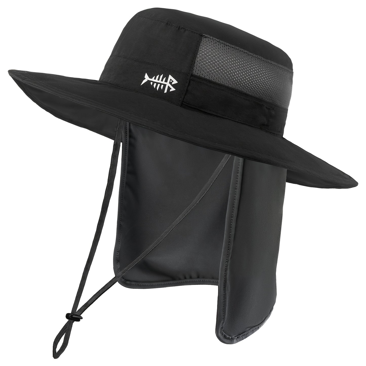 Bassdash UPF 50+ UV Protection Bucket Hat Water Resistant with Detachable Neck Flap
