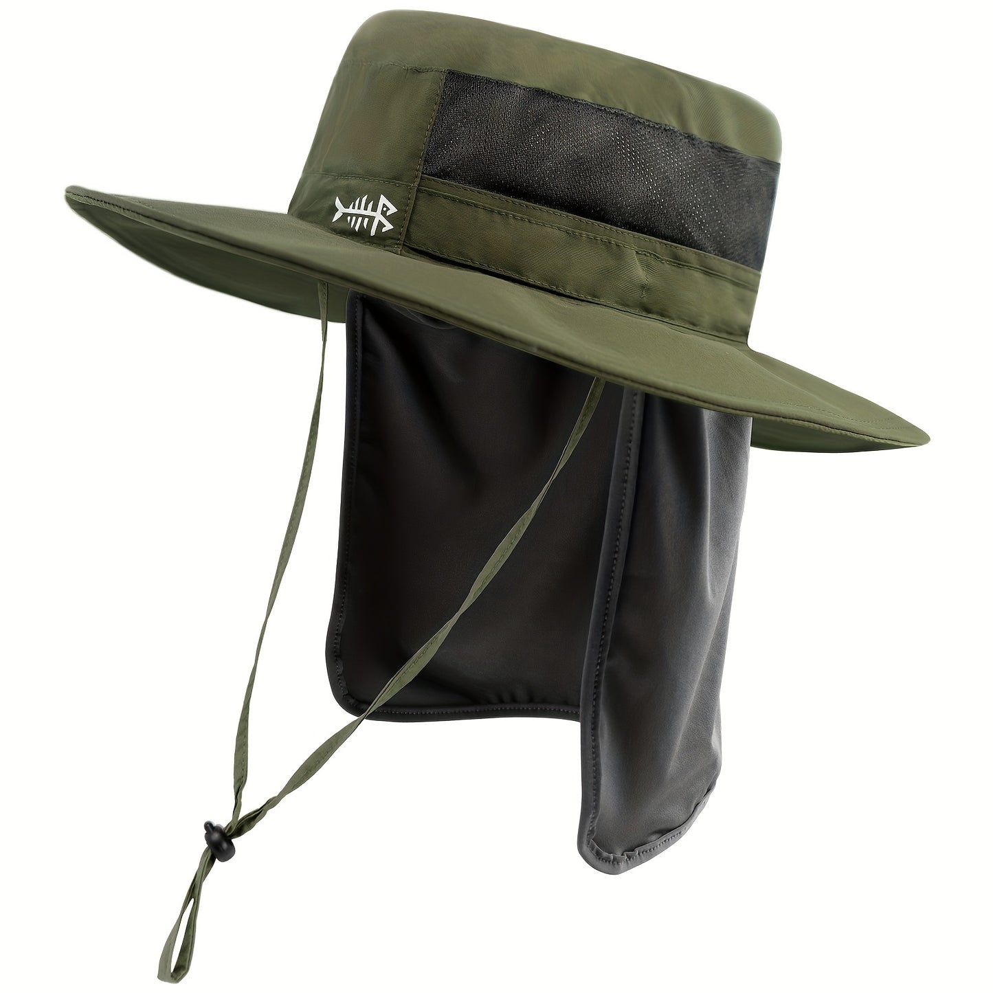 Bassdash UPF 50+ UV Protection Bucket Hat Water Resistant with Detachable Neck Flap